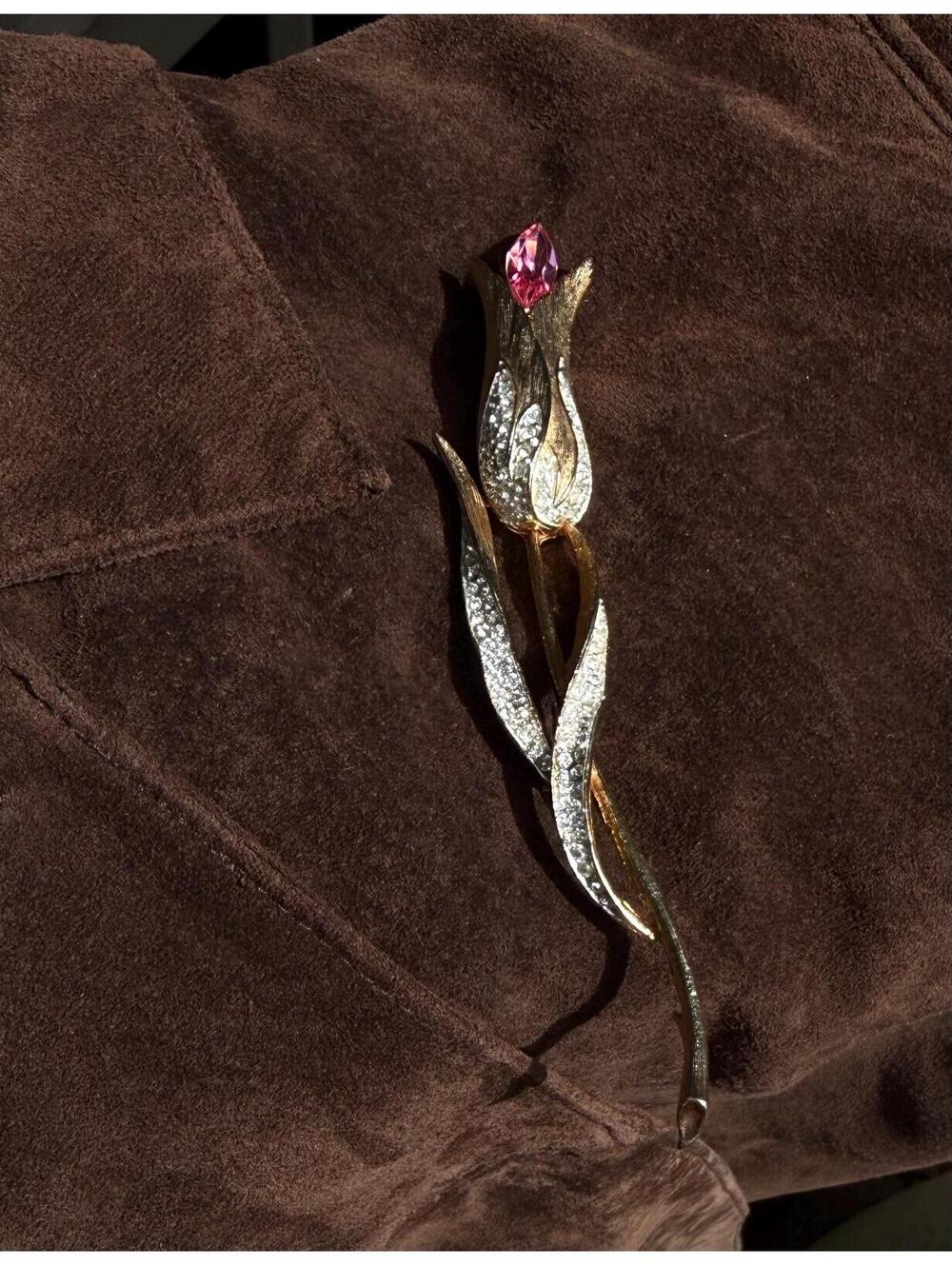 1950s Francois by Coro Tulip Brooch